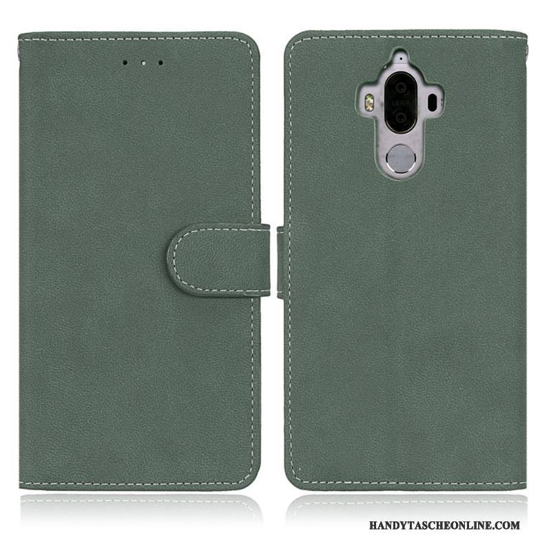 Hülle Huawei Mate 9 Geldbörse Handyhüllen Nubuck, Case Huawei Mate 9 Folio Karte Anti-sturz