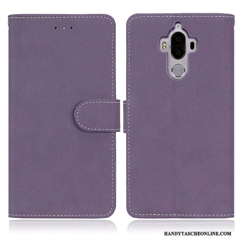 Hülle Huawei Mate 9 Geldbörse Handyhüllen Nubuck, Case Huawei Mate 9 Folio Karte Anti-sturz