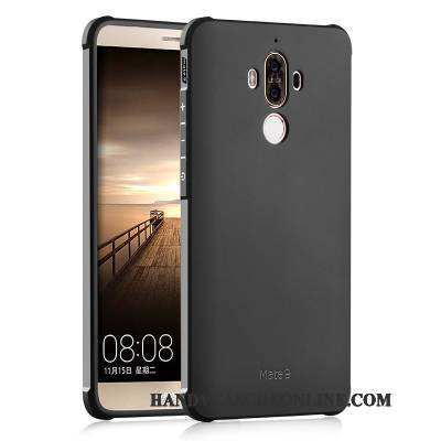 Hülle Huawei Mate 9 Kreativ Einfach Nubuck, Case Huawei Mate 9 Silikon Handyhüllen Schwarz