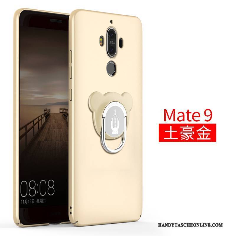 Hülle Huawei Mate 9 Kreativ Magnetismus Persönlichkeit, Case Huawei Mate 9 Handyhüllen Rot