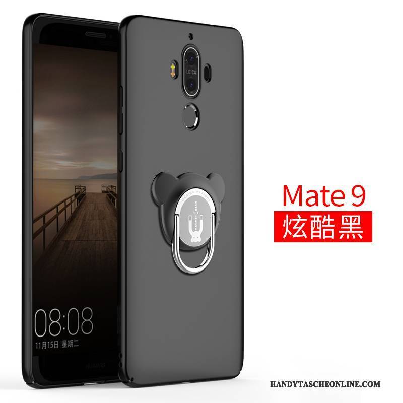 Hülle Huawei Mate 9 Kreativ Magnetismus Persönlichkeit, Case Huawei Mate 9 Handyhüllen Rot