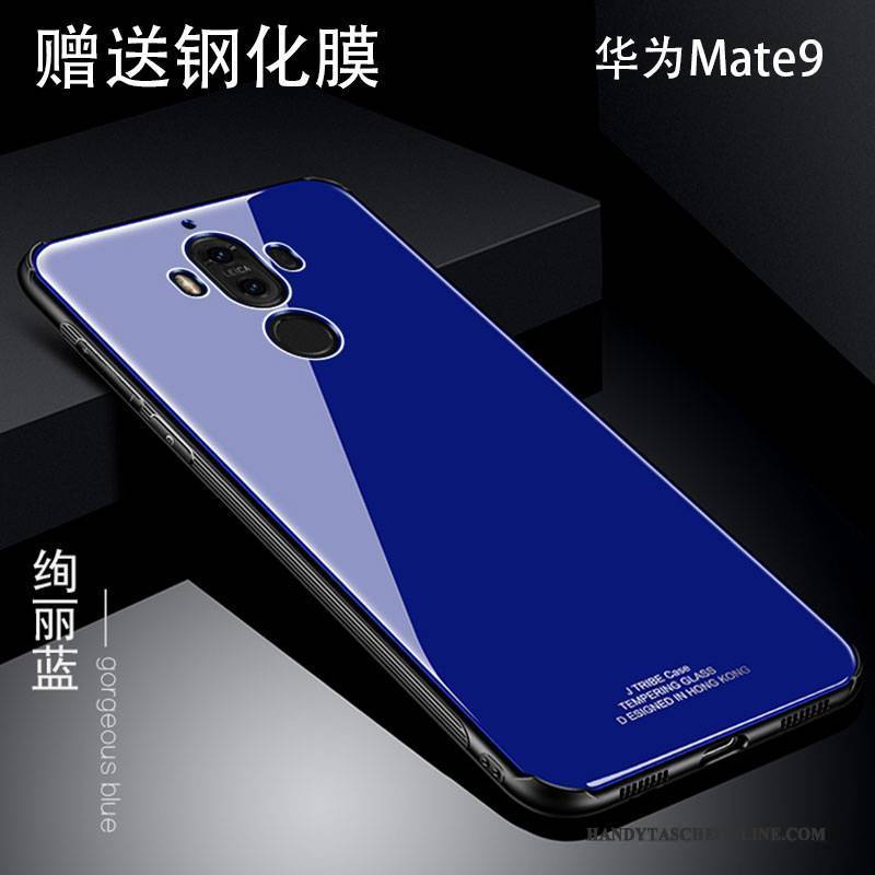 Hülle Huawei Mate 9 Kreativ Persönlichkeit Anti-sturz, Case Huawei Mate 9 Metall Rot Trend