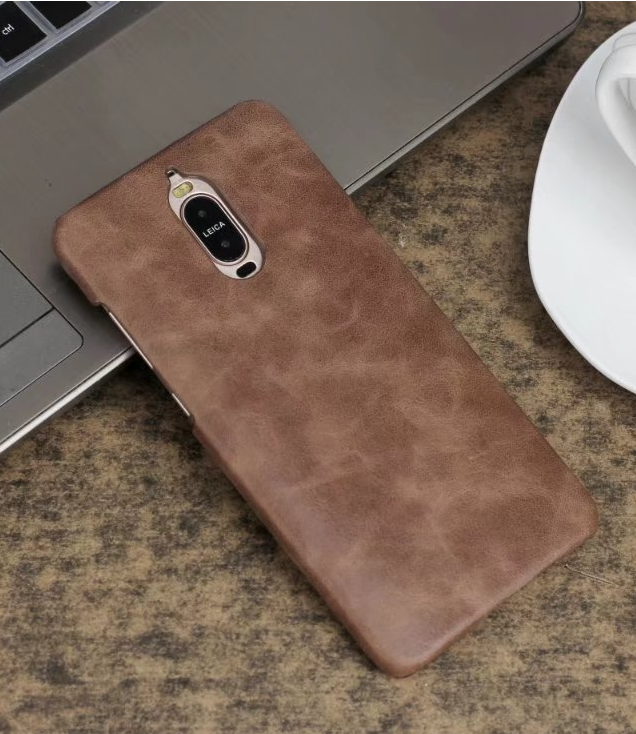 Hülle Huawei Mate 9 Pro Leder Schwarz Handyhüllen, Case Huawei Mate 9 Pro Lederhülle Business