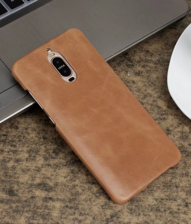 Hülle Huawei Mate 9 Pro Leder Schwarz Handyhüllen, Case Huawei Mate 9 Pro Lederhülle Business