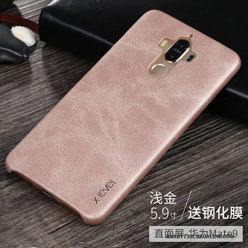 Hülle Huawei Mate 9 Pro Lederhülle Schlank Anti-sturz, Case Huawei Mate 9 Pro Handyhüllen