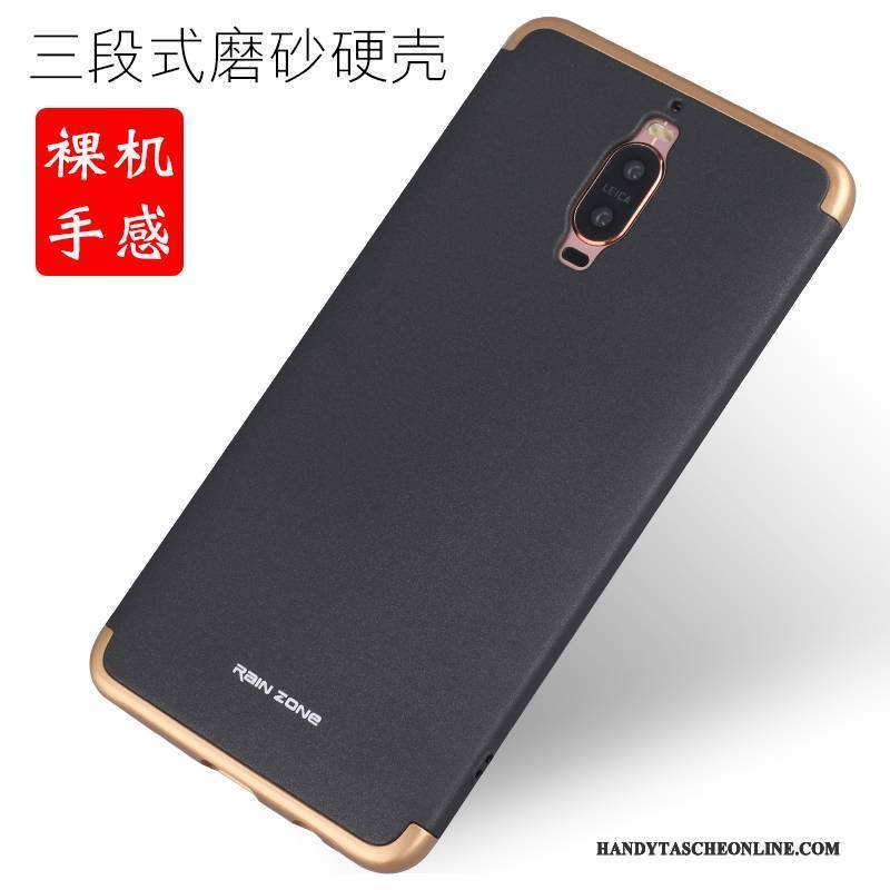 Hülle Huawei Mate 9 Pro Metall Rot Handyhüllen, Case Huawei Mate 9 Pro Schutz Grenze Trend