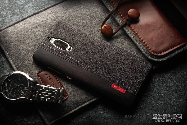 Hülle Huawei Mate 9 Pro Prägung Schlank Anti-sturz, Case Huawei Mate 9 Pro Karikatur Handyhüllen Nubuck