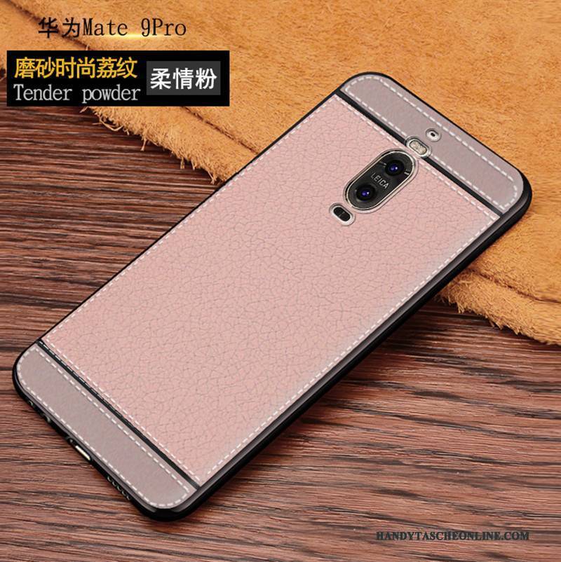 Hülle Huawei Mate 9 Pro Silikon Handyhüllen Rosa, Case Huawei Mate 9 Pro