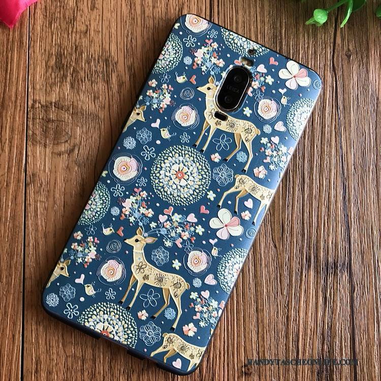 Hülle Huawei Mate 9 Pro Taschen Anti-sturz Dünne, Case Huawei Mate 9 Pro Weiche Hängende Verzierungen Weiß