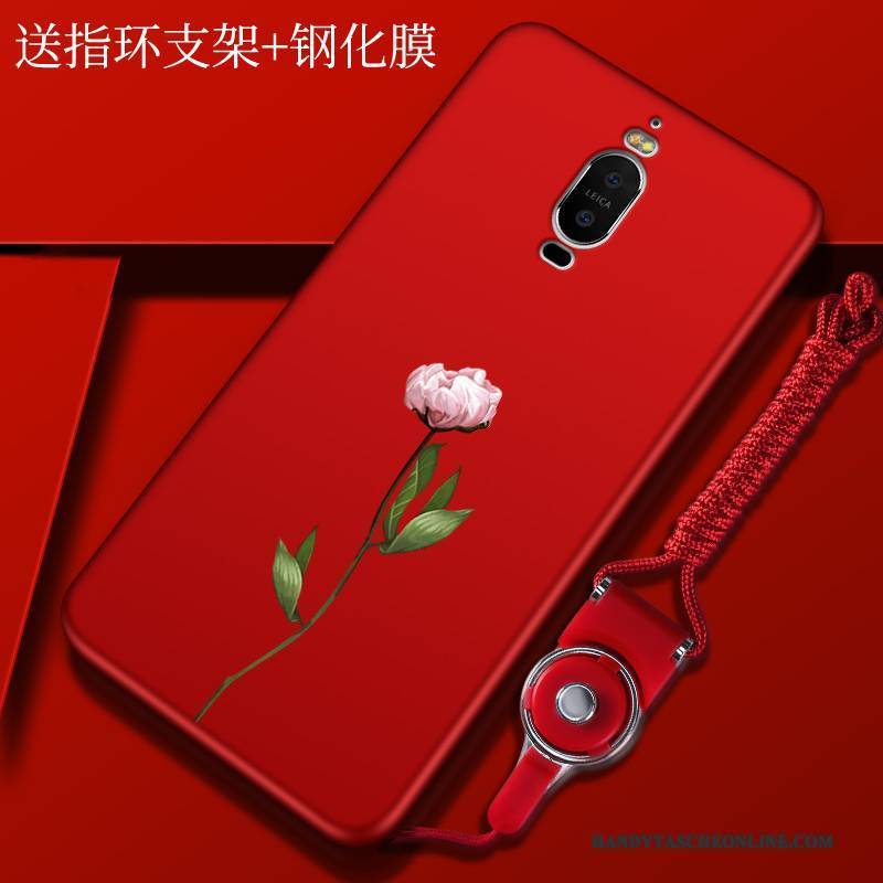 Hülle Huawei Mate 9 Pro Taschen Anti-sturz Handyhüllen, Case Huawei Mate 9 Pro Silikon Rot