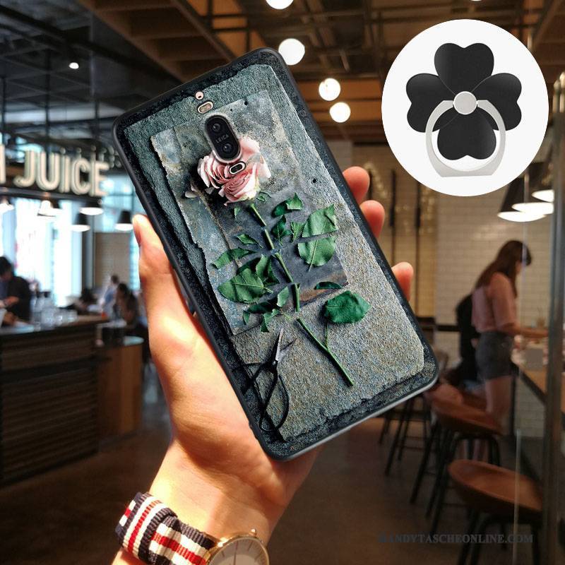 Hülle Huawei Mate 9 Pro Weiche Schwarz Handyhüllen, Case Huawei Mate 9 Pro Silikon