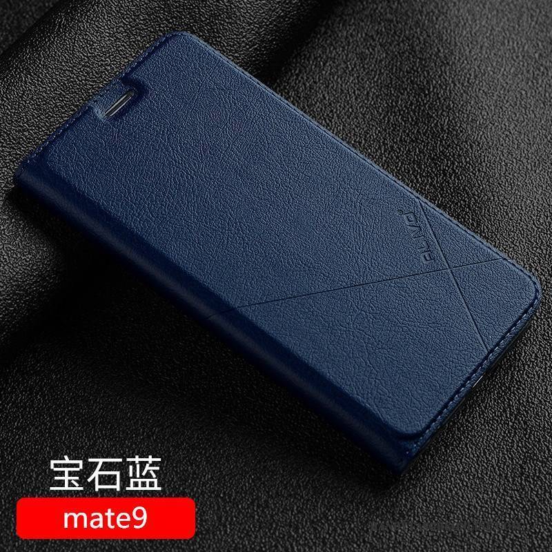 Hülle Huawei Mate 9 Schutz Anti-sturz Handyhüllen, Case Huawei Mate 9 Taschen Blau