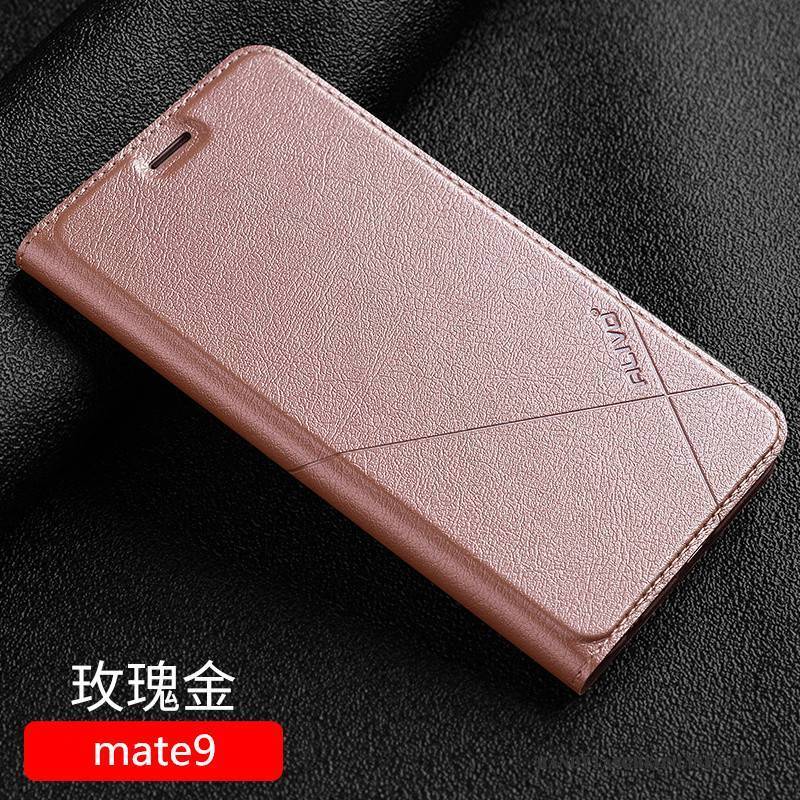 Hülle Huawei Mate 9 Schutz Anti-sturz Handyhüllen, Case Huawei Mate 9 Taschen Schwarz