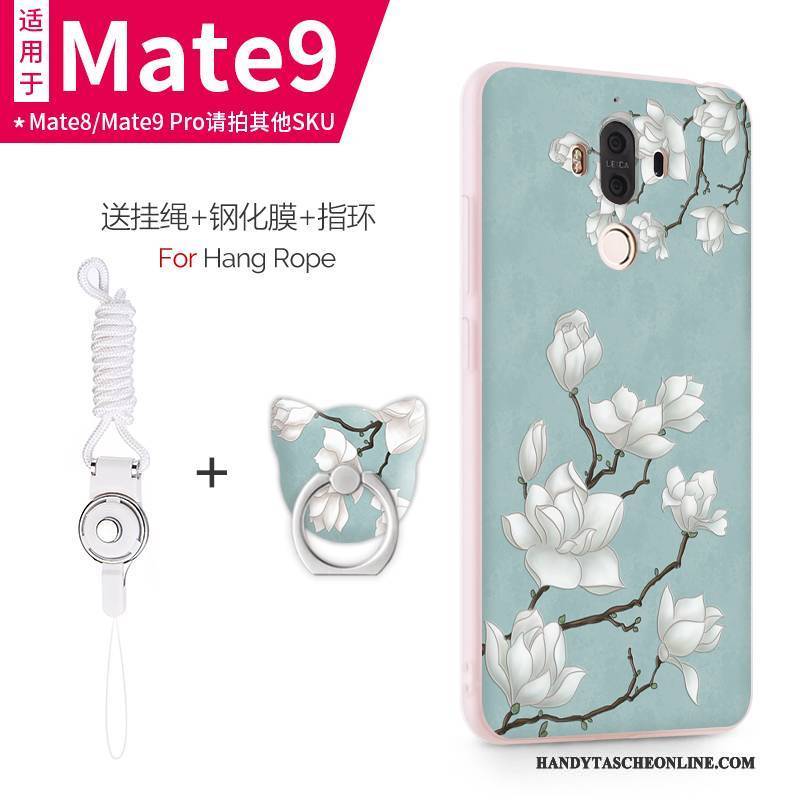 Hülle Huawei Mate 9 Silikon Anti-sturz Lila, Case Huawei Mate 9 Weiche Dünne Handyhüllen