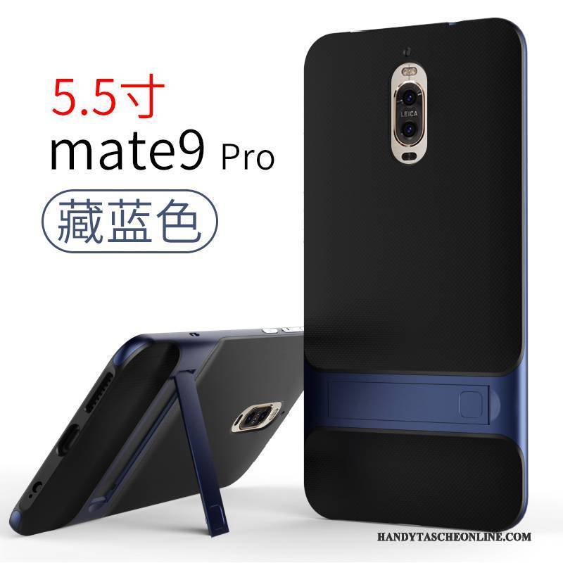 Hülle Huawei Mate 9 Silikon Handyhüllen Blau, Case Huawei Mate 9 Anti-sturz Einfach