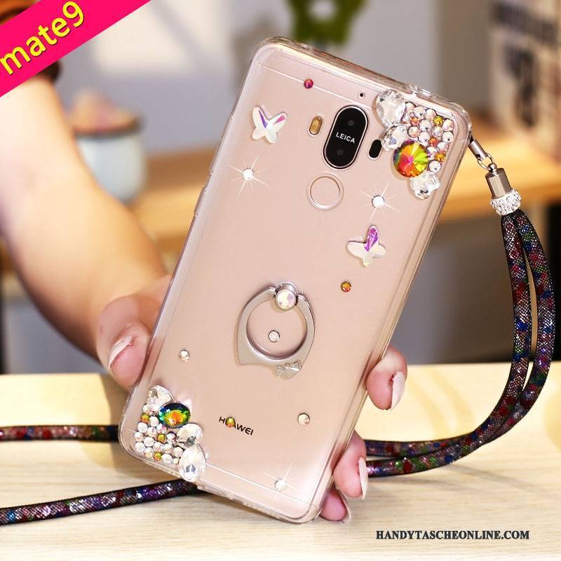 Hülle Huawei Mate 9 Silikon Handyhüllen Lila, Case Huawei Mate 9 Taschen