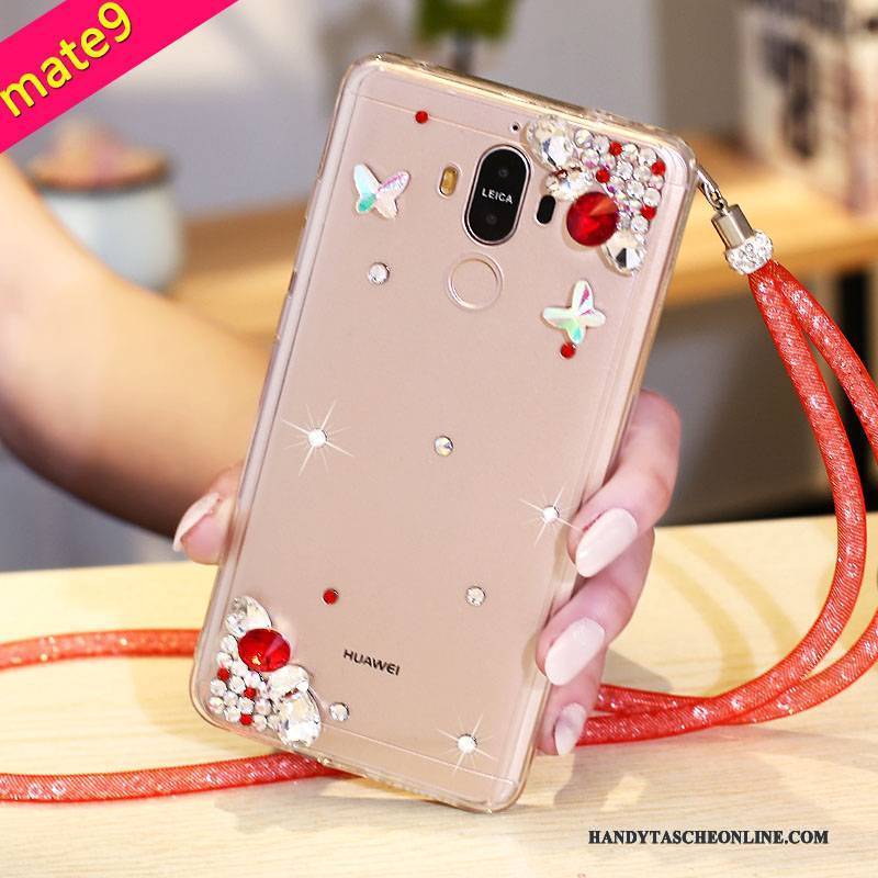 Hülle Huawei Mate 9 Silikon Handyhüllen Lila, Case Huawei Mate 9 Taschen