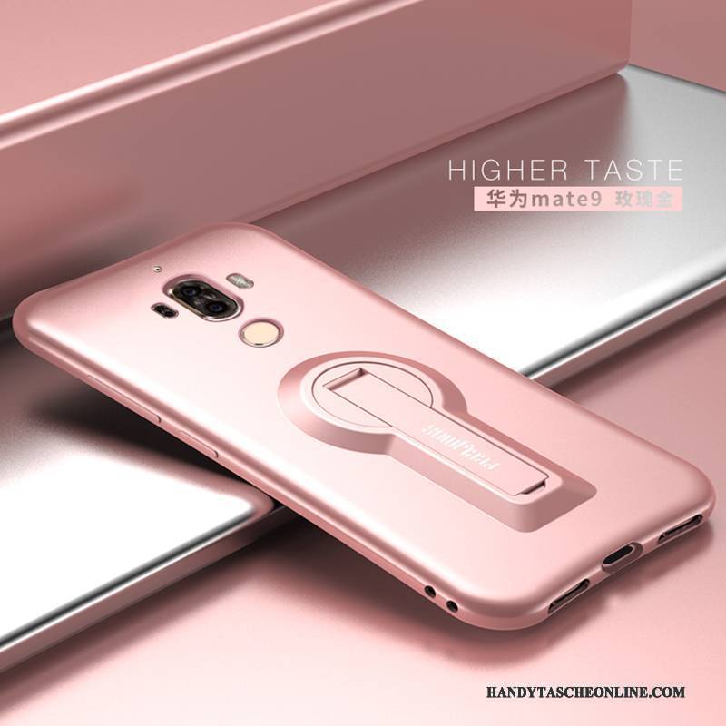 Hülle Huawei Mate 9 Silikon Hängende Verzierungen Blau, Case Huawei Mate 9 Anti-sturz Rosa