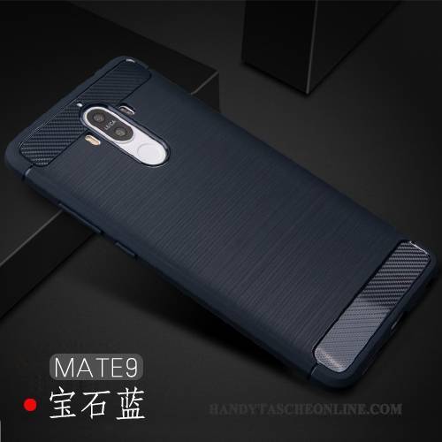 Hülle Huawei Mate 9 Weiche Handyhüllen Schwarz, Case Huawei Mate 9 Taschen Anti-sturz Trend