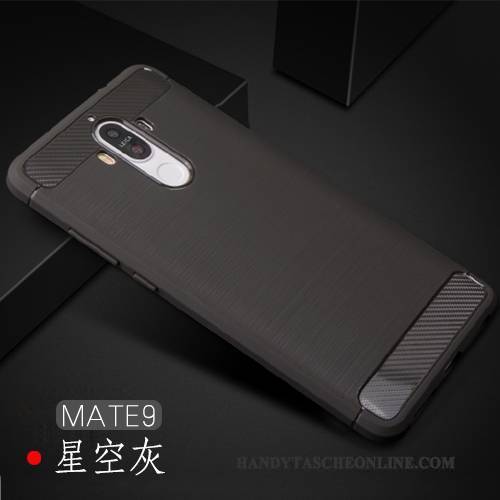 Hülle Huawei Mate 9 Weiche Handyhüllen Schwarz, Case Huawei Mate 9 Taschen Anti-sturz Trend