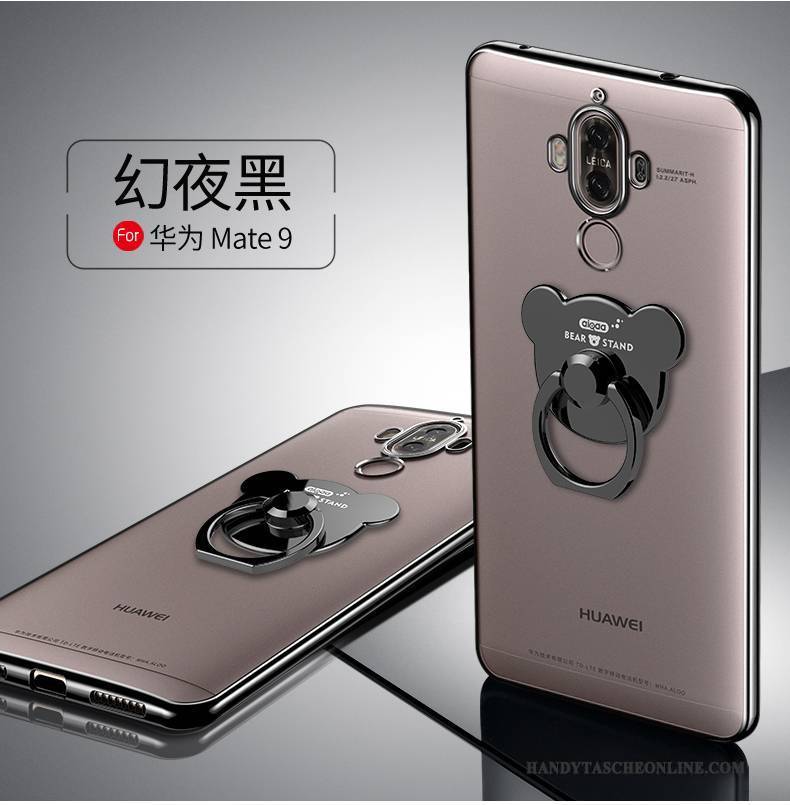 Hülle Huawei Mate 9 Weiche Schlank Handyhüllen, Case Huawei Mate 9 Silikon Gold Anti-sturz