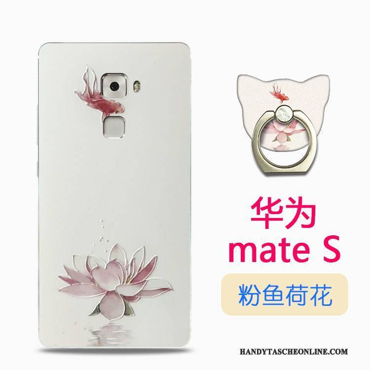 Hülle Huawei Mate S Farbe Chinesische Art Transparent, Case Huawei Mate S Schutz Schön Handyhüllen