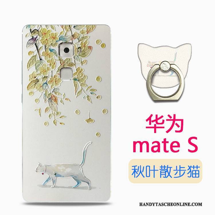 Hülle Huawei Mate S Farbe Chinesische Art Transparent, Case Huawei Mate S Schutz Schön Handyhüllen