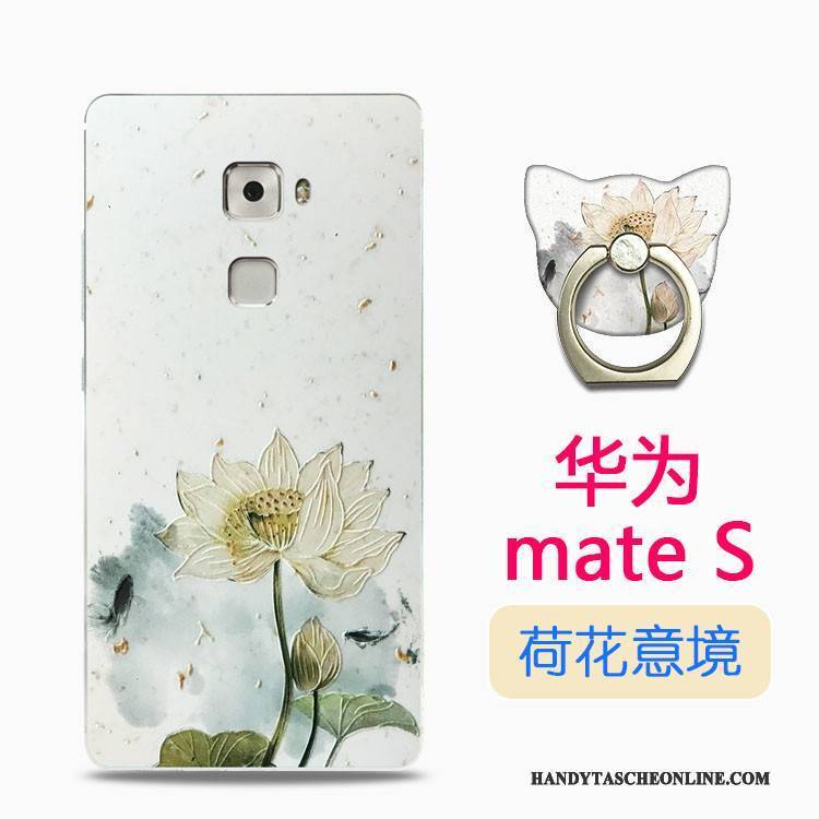 Hülle Huawei Mate S Farbe Chinesische Art Transparent, Case Huawei Mate S Schutz Schön Handyhüllen