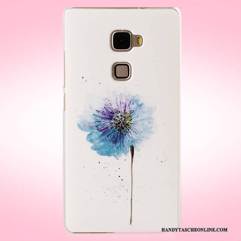 Hülle Huawei Mate S Gemalt Schwer Nubuck, Case Huawei Mate S Schutz Rosa Handyhüllen