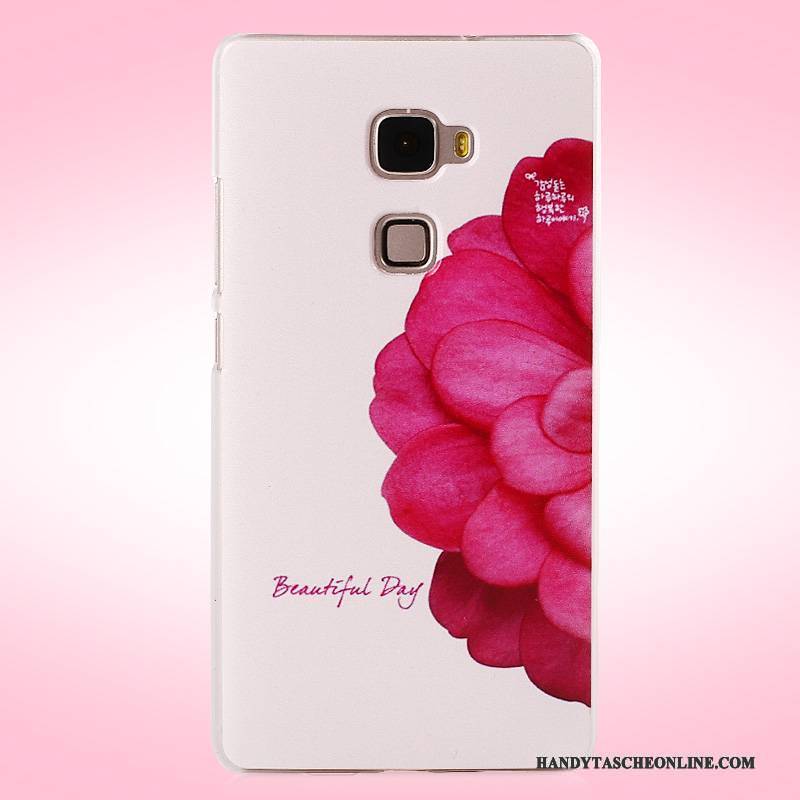 Hülle Huawei Mate S Gemalt Schwer Nubuck, Case Huawei Mate S Schutz Rosa Handyhüllen