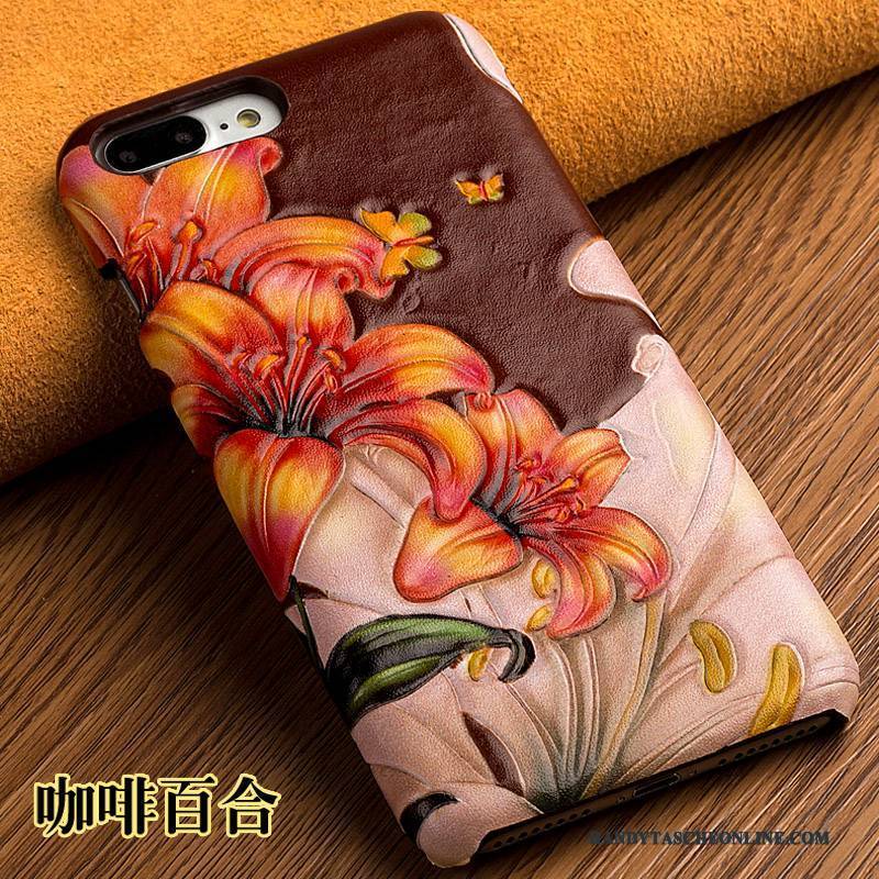 Hülle Huawei Mate S Leder Handyhüllen Lilie, Case Huawei Mate S Schutz Blumen Schwer