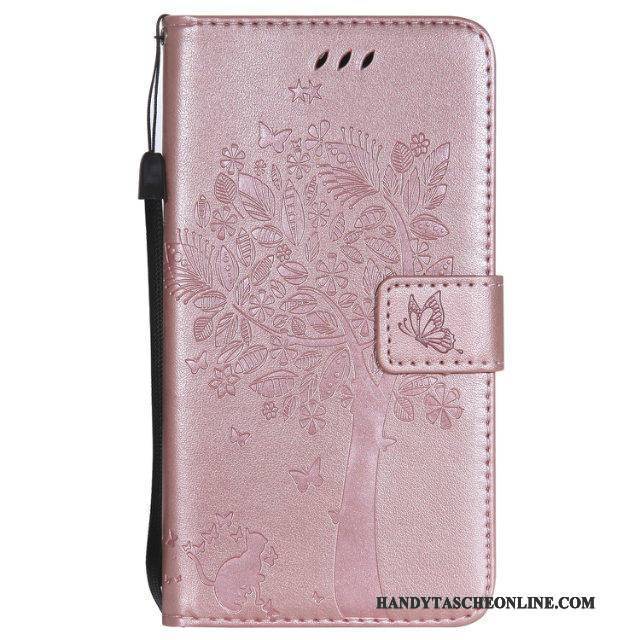 Hülle Huawei Mate S Lederhülle Anti-sturz Rosa, Case Huawei Mate S Schutz