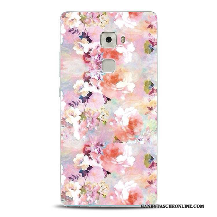 Hülle Huawei Mate S Prägung Blumen Persönlichkeit, Case Huawei Mate S Weiche Handyhüllen Jugend