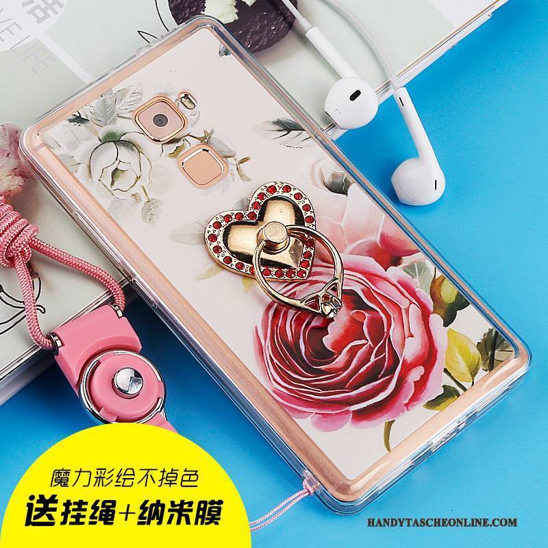 Hülle Huawei Mate S Silikon Rosa Handyhüllen, Case Huawei Mate S Schutz Anti-sturz