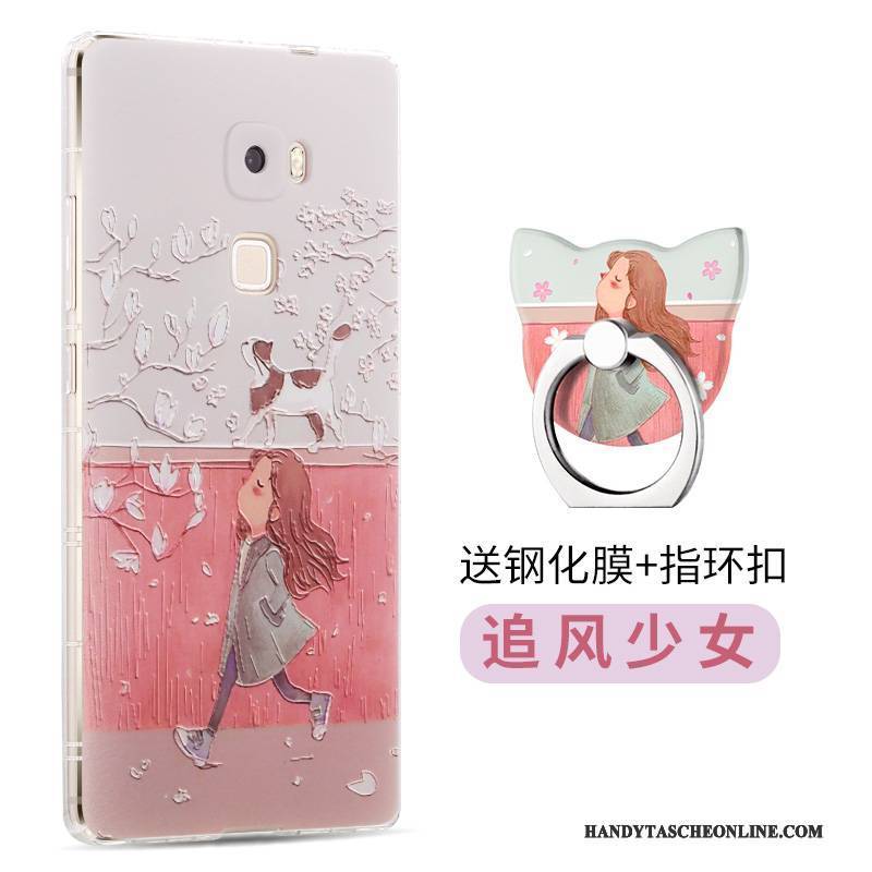 Hülle Huawei Mate S Weiche Handyhüllen Anti-sturz, Case Huawei Mate S Silikon Rosa Schlank