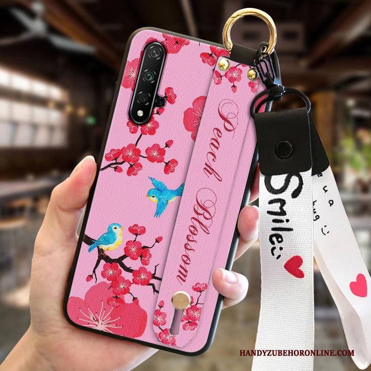 Hülle Huawei Nova 5t Mode Neu Rosa, Case Huawei Nova 5t Silikon Handyhüllen Anti-sturz