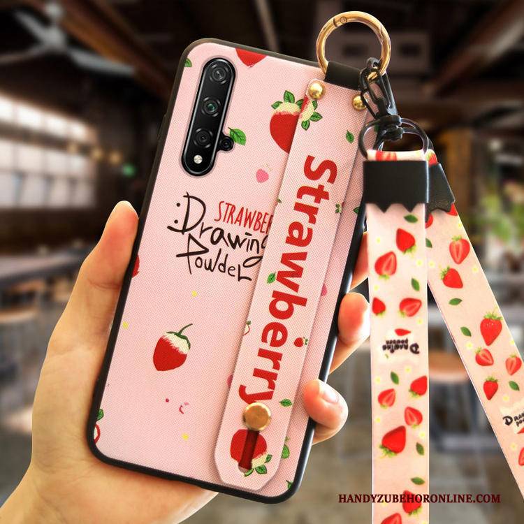 Hülle Huawei Nova 5t Mode Neu Rosa, Case Huawei Nova 5t Silikon Handyhüllen Anti-sturz