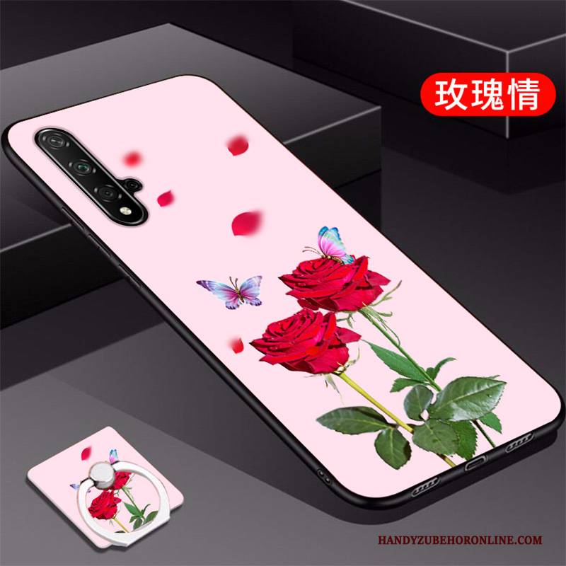 Hülle Huawei Nova 5t Mode Neu Trendmarke, Case Huawei Nova 5t Kreativ Rot Handyhüllen