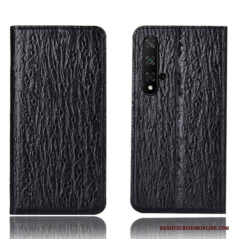 Hülle Huawei Nova 5t Schutz Grün Vogel, Case Huawei Nova 5t Taschen Handyhüllen