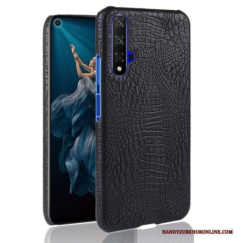 Hülle Huawei Nova 5t Schwer Handyhüllen, Case Huawei Nova 5t Nubuck Blau