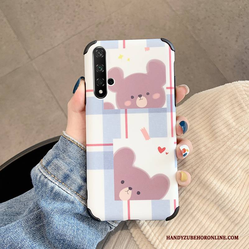 Hülle Huawei Nova 5t Silikon Anti-sturz Liebhaber, Case Huawei Nova 5t Weiche Nubuck Ratte