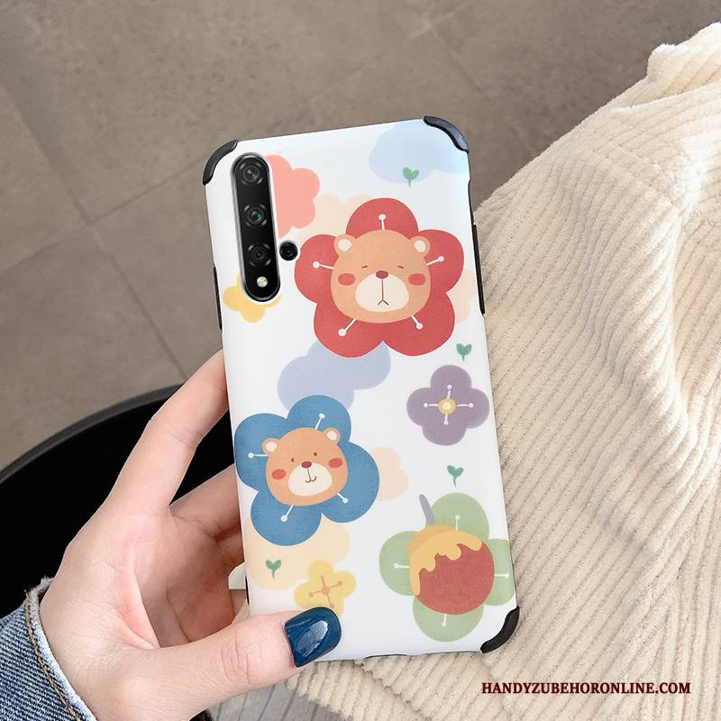 Hülle Huawei Nova 5t Silikon Anti-sturz Liebhaber, Case Huawei Nova 5t Weiche Nubuck Ratte