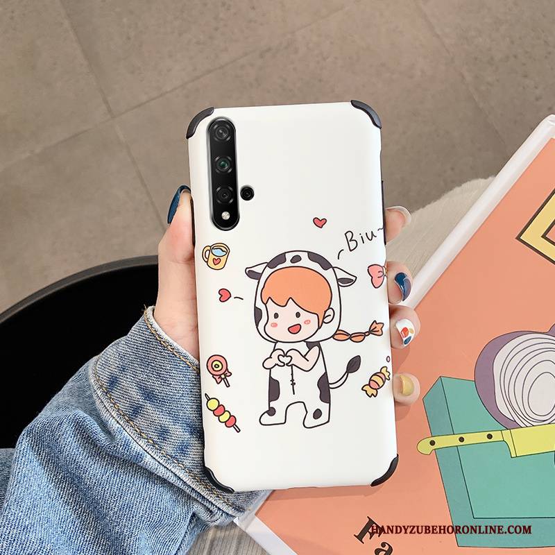 Hülle Huawei Nova 5t Silikon Anti-sturz Liebhaber, Case Huawei Nova 5t Weiche Nubuck Ratte