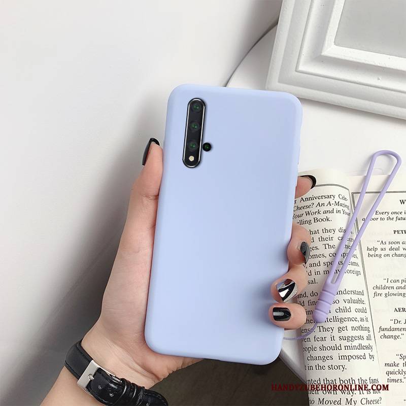 Hülle Huawei Nova 5t Silikon Einfach Einfarbig, Case Huawei Nova 5t Kreativ Persönlichkeit Rot