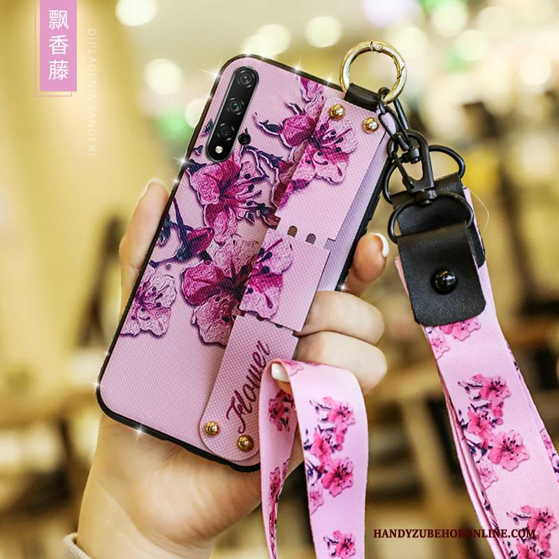 Hülle Huawei Nova 5t Silikon Persönlichkeit Trendmarke, Case Huawei Nova 5t Schutz Netto Rot Trend