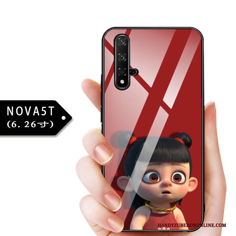 Hülle Huawei Nova 5t Taschen Anti-sturz Glas, Case Huawei Nova 5t Schutz Angepasst Dünne