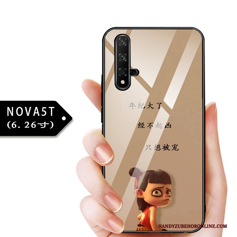 Hülle Huawei Nova 5t Taschen Anti-sturz Glas, Case Huawei Nova 5t Schutz Angepasst Dünne