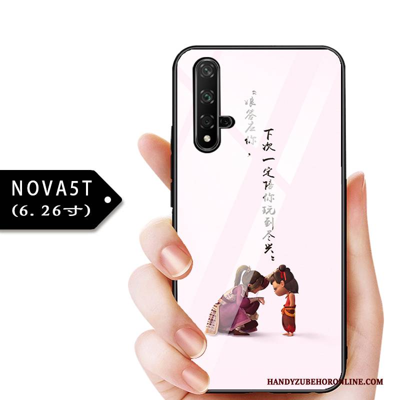 Hülle Huawei Nova 5t Taschen Anti-sturz Glas, Case Huawei Nova 5t Schutz Angepasst Dünne