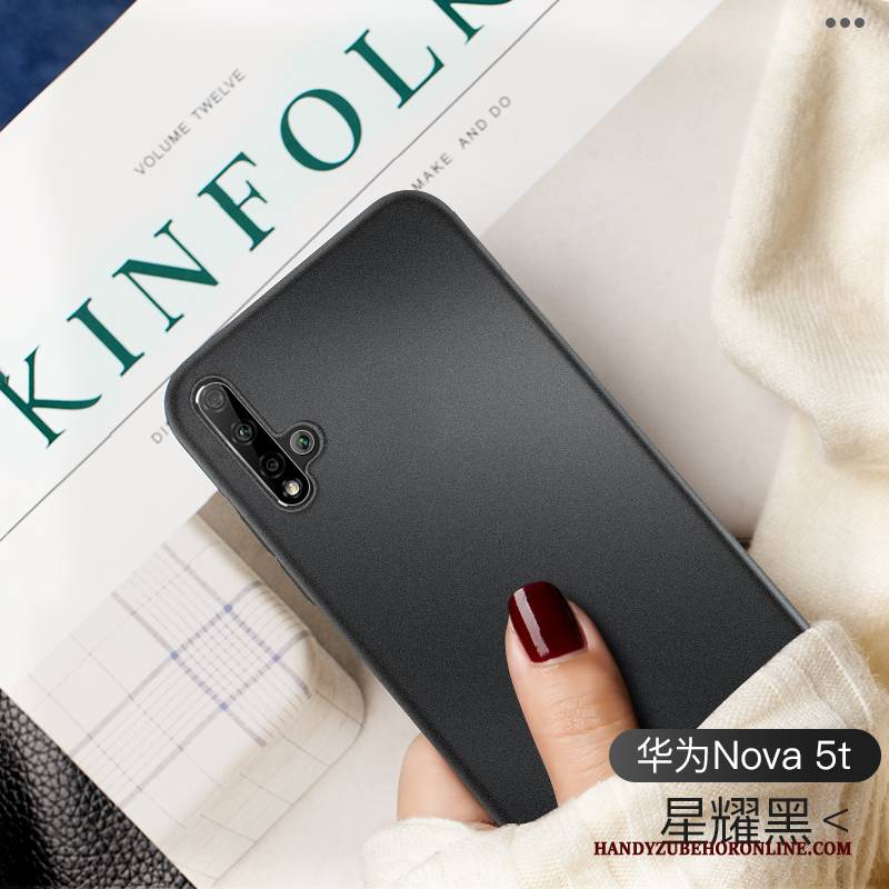 Hülle Huawei Nova 5t Taschen Anti-sturz Schwer, Case Huawei Nova 5t Schutz Nubuck Handyhüllen