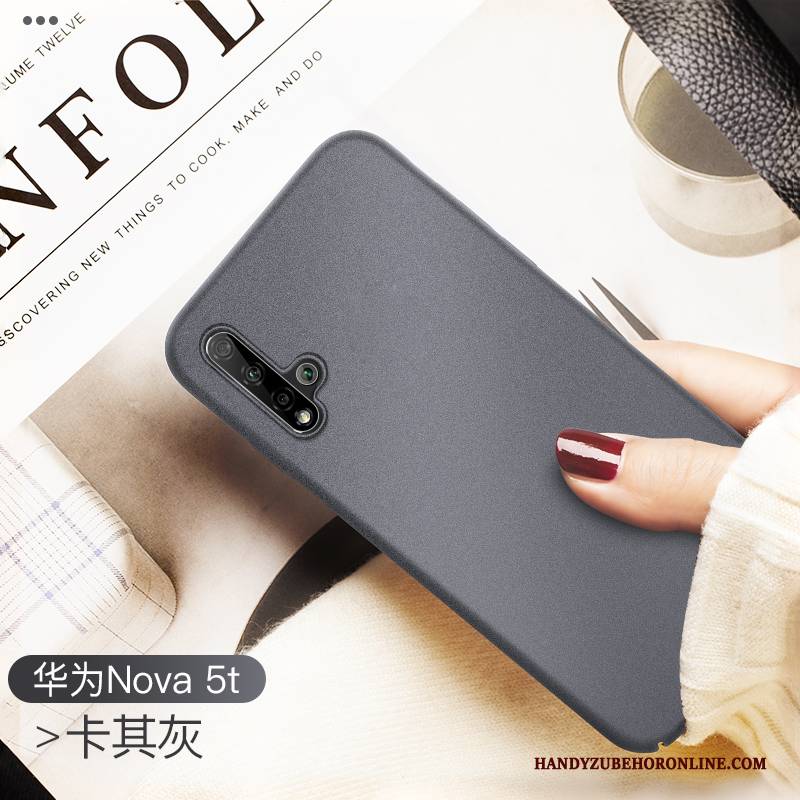 Hülle Huawei Nova 5t Taschen Anti-sturz Schwer, Case Huawei Nova 5t Schutz Nubuck Handyhüllen